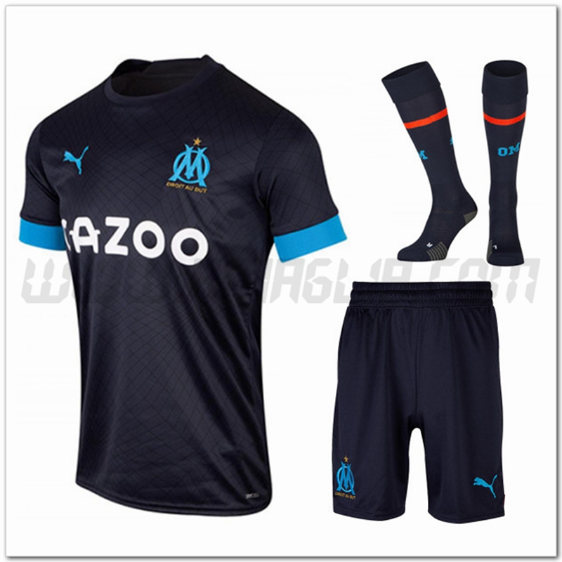 Kit Maglia Marsiglia OM Seconda (Pantaloncini + Calzini) 2022 2023