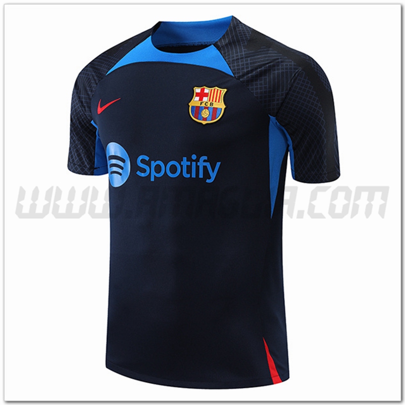 Maglia Allenamento FC Barcellona Blu marino 2022 2023