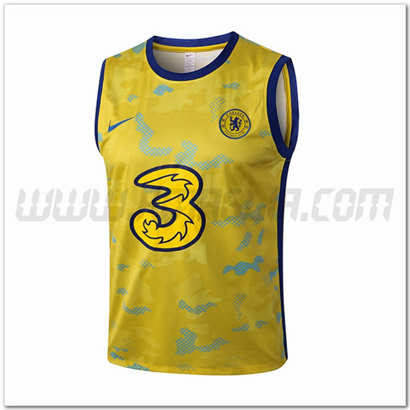 Canotta da Allenamento FC Chelsea Giallo 2022 2023