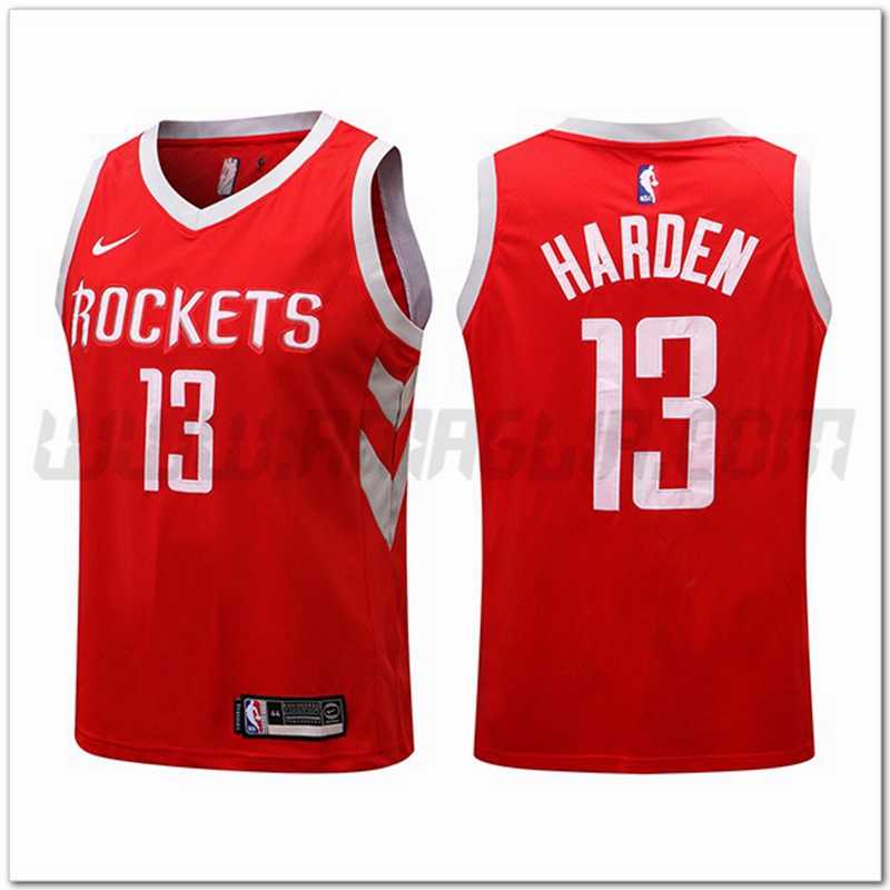 Maglia Houston Rockets (HARDEN #13) Rosso