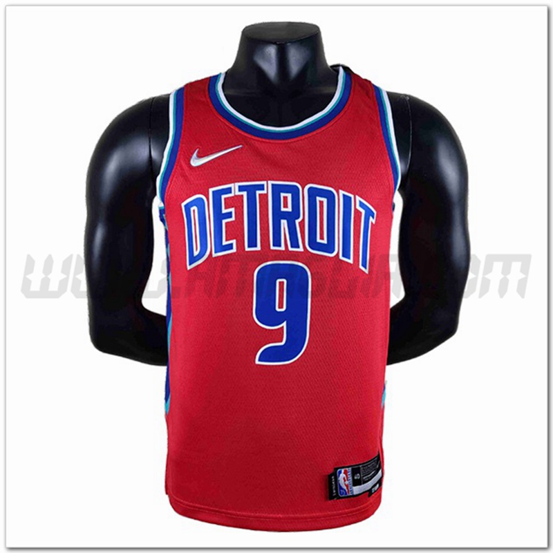Maglia Detroit Pistons (GRANT #9) Rosso