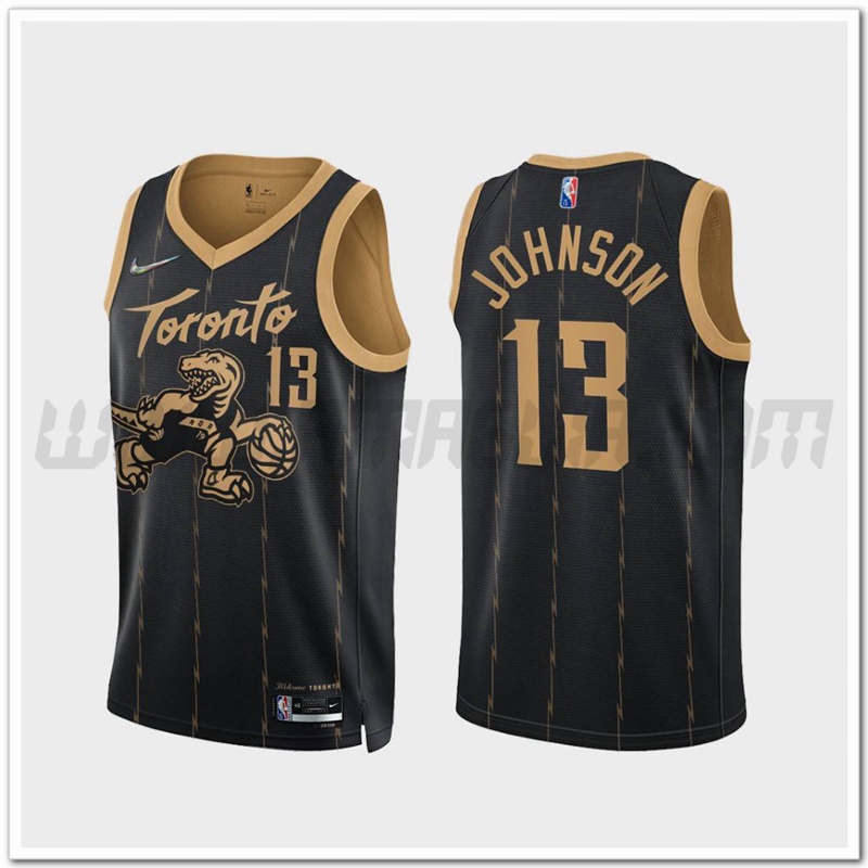 Maglia Toronto Raptors (JOHNSON #13) Nero