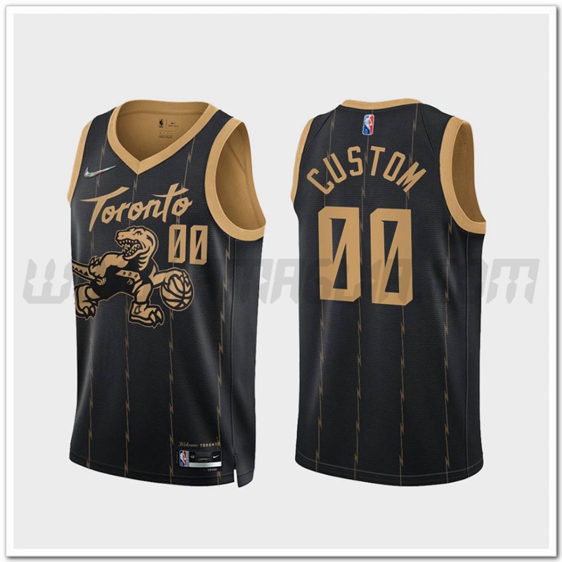 Maglia Toronto Raptors (CUSTOM #00) Nero