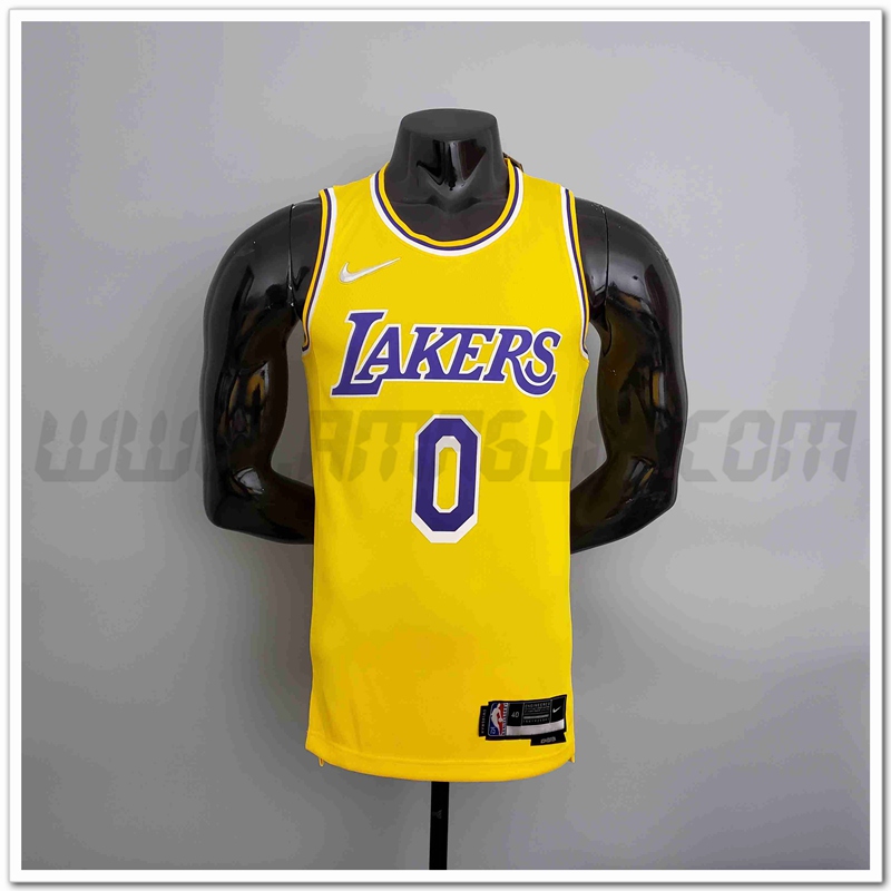 Maglia Los Angeles Lakers (YOUNG #0) Giallo
