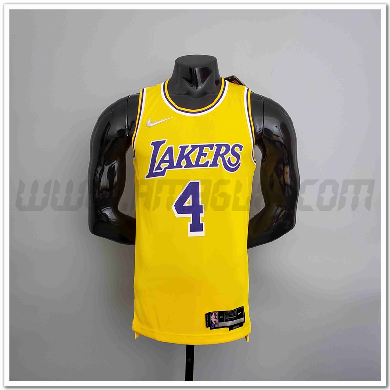 Maglia Los Angeles Lakers (RONDO #4) Giallo