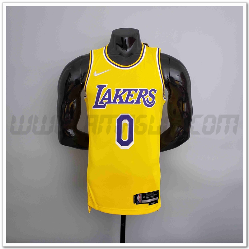 Maglia Los Angeles Lakers (WESTBROOK #0) Giallo