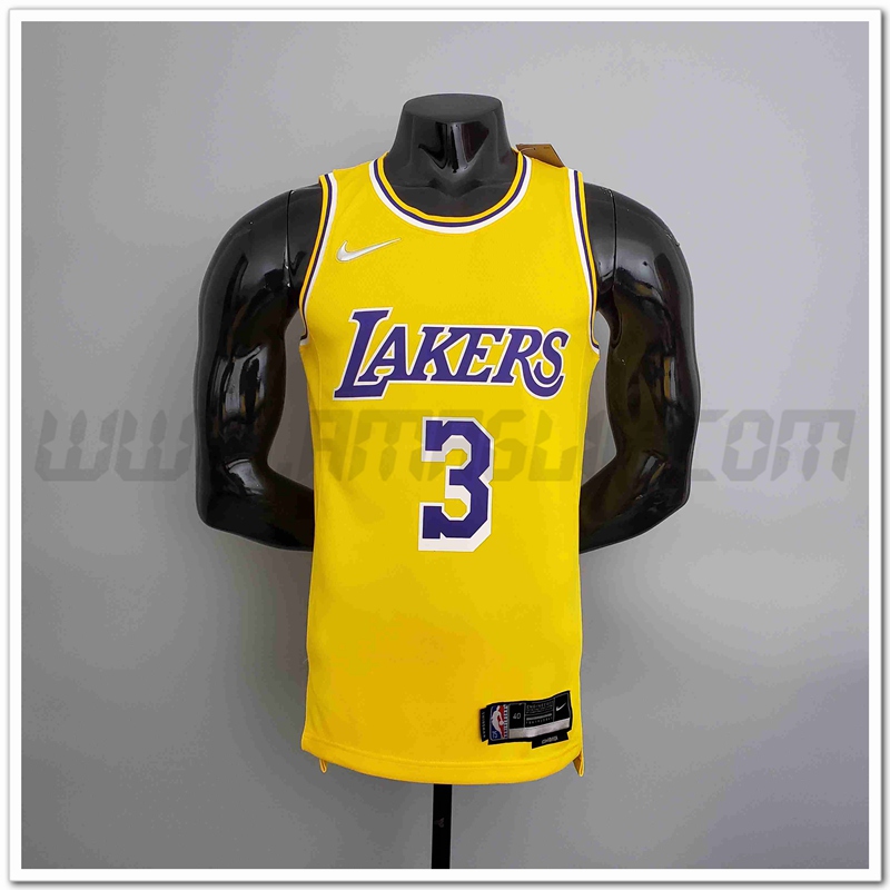 Maglia Los Angeles Lakers (DAVIS #3) Giallo