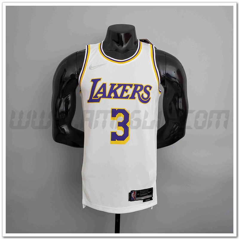 Maglia Los Angeles Lakers (DAVIS #3) Bianco