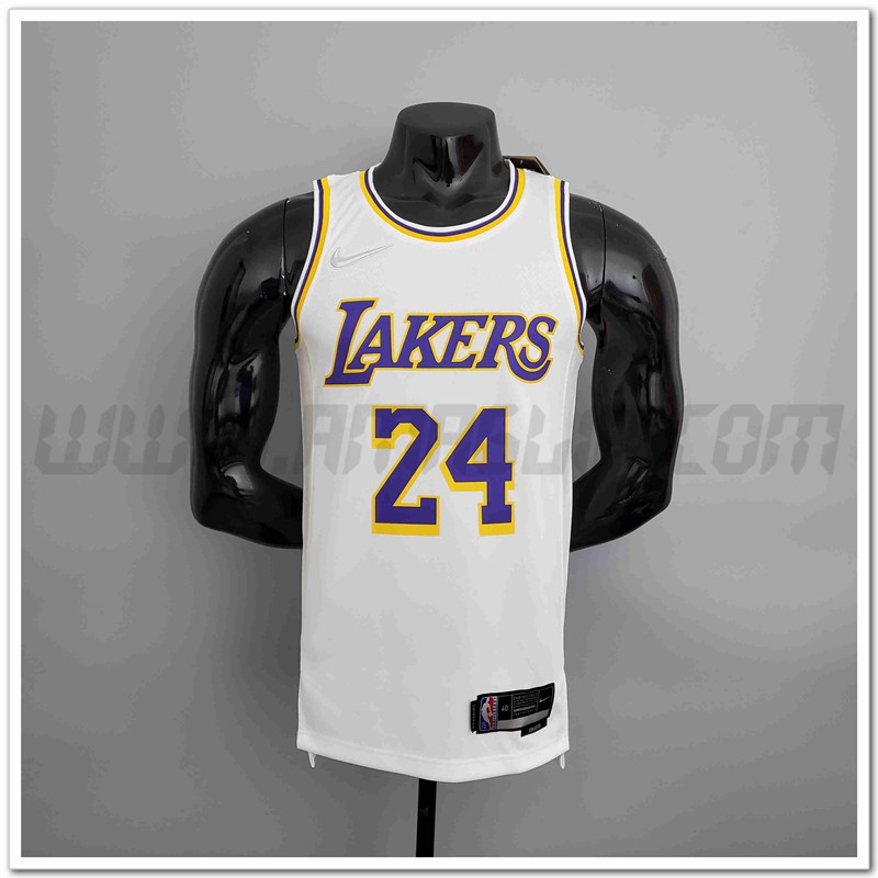 Maglia Los Angeles Lakers (BRYANT #24) Bianco