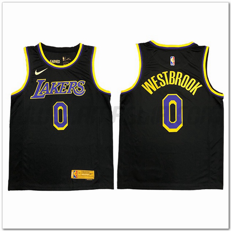 Maglia Los Angeles Lakers (WESTBROOK #0) Nero