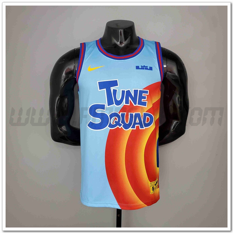 Maglia Los Angeles Lakers (JAMES #6) Blu/Rosso