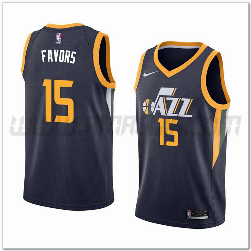 Maglia Utah Jazz (FAVORS #15) Nero