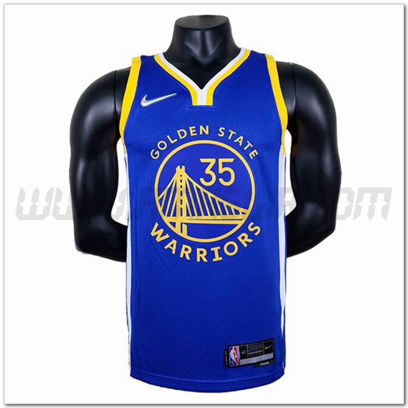 Maglia Golden State Warriors (DURANT #35) Blu