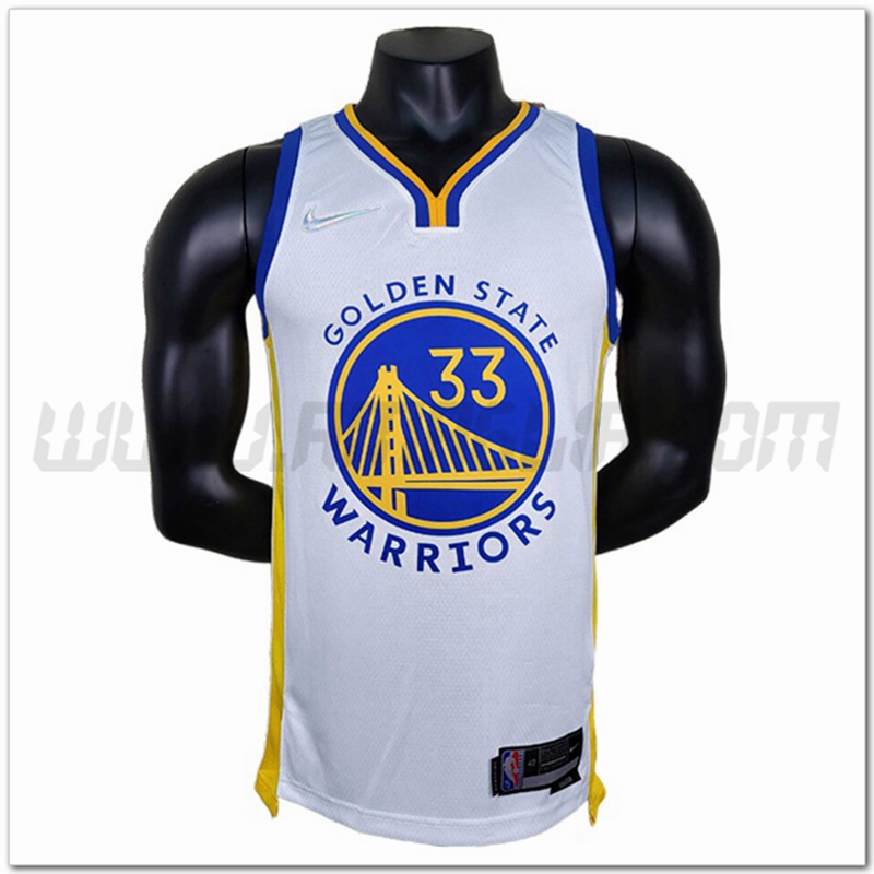 Maglia Golden State Warriors (WISEMAN #33) Bianco