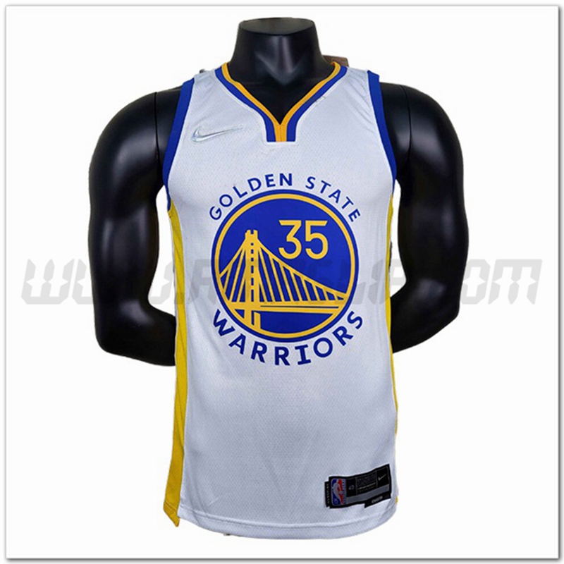 Maglia Golden State Warriors (DURANT #35) Bianco