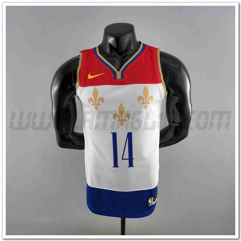 Maglia New Orleans Pelicans (INGRAM #14) 2020 Rosso/Bianco/Blu Urban Edition