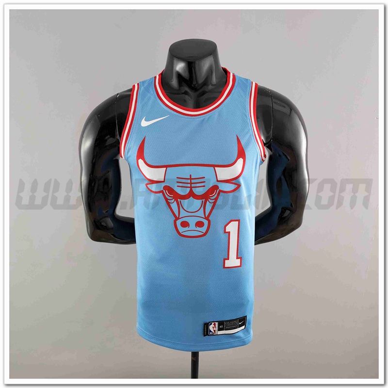 Maglia Chicago Bulls (ROSE #1) Blu