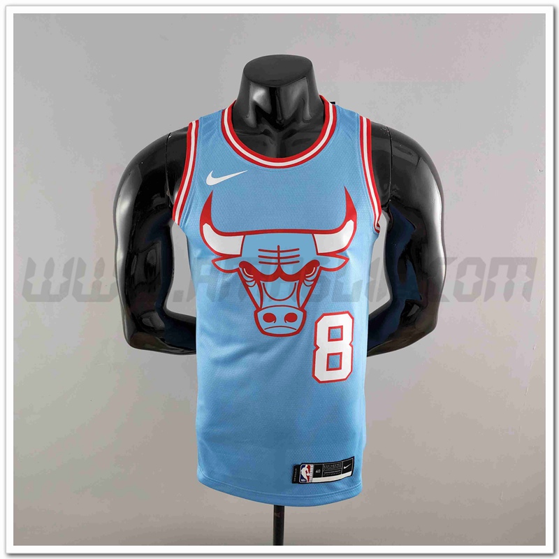Maglia Chicago Bulls (LAVINE #8) Blu