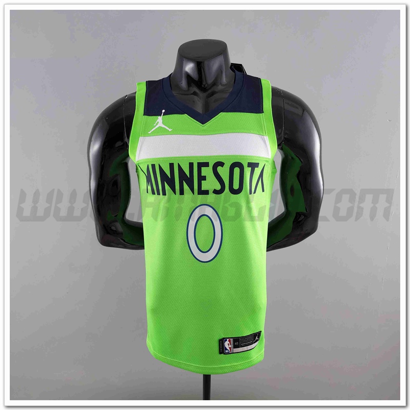 Maglia Minnesota Timberwolves (RUSSELL #0) Verde Air Jordan