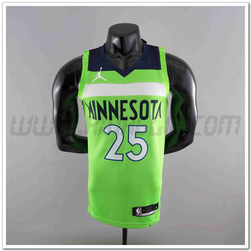 Maglia Minnesota Timberwolves (ROSE #25) Verde Air Jordan