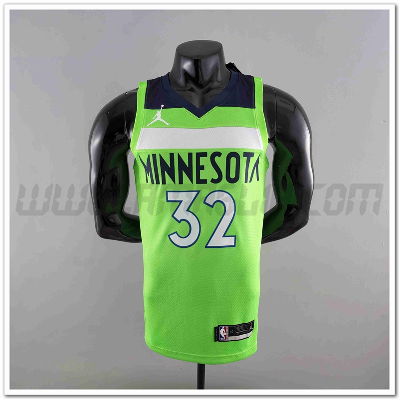 Maglia Minnesota Timberwolves (TOWNS #32) Verde Air Jordan