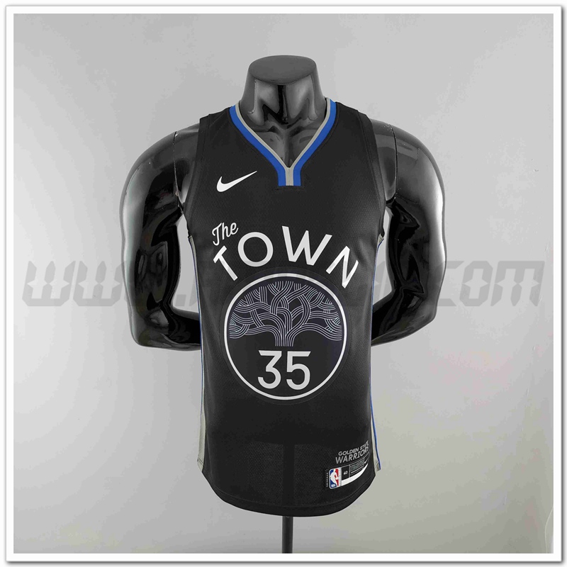 Maglia Golden State Warriors (DURANT #35) 2020 Nero Citta