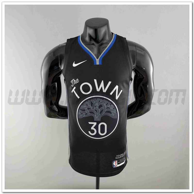 Maglia Golden State Warriors (CURRY #30) 2020 Nero Citta