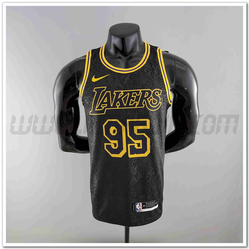 Maglia Los Angeles Lakers (TOSCANO #95) Nero