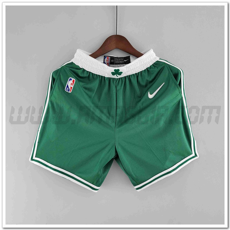Pantalonicini NBA Boston Celtics Verde