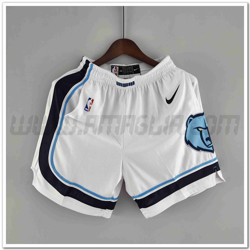 Pantalonicini NBA Memphis Grizzlies Bianco