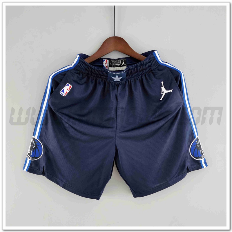 Pantalonicini NBA Dallas Mavericks Blu Reale