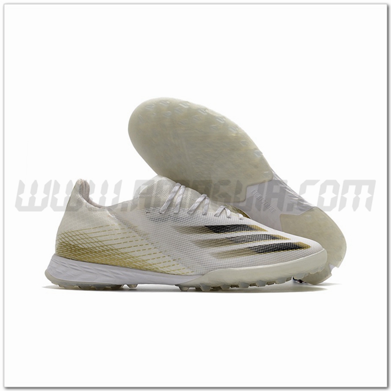 Adidas Scarpe da Calcio X Ghosted.1 TF Bianco