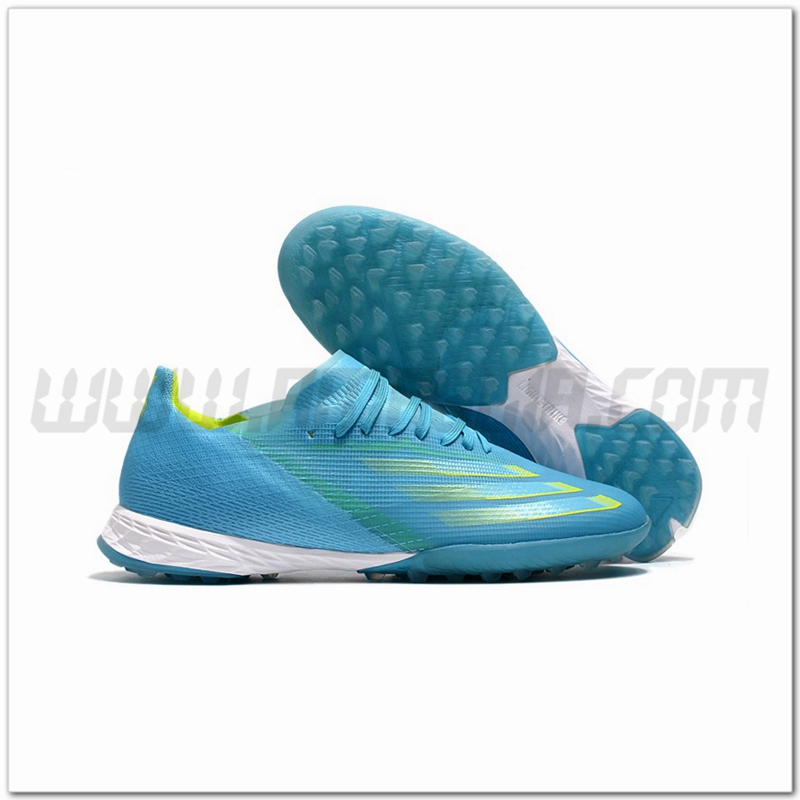 Adidas Scarpe da Calcio X Ghosted.1 TF Azzurro