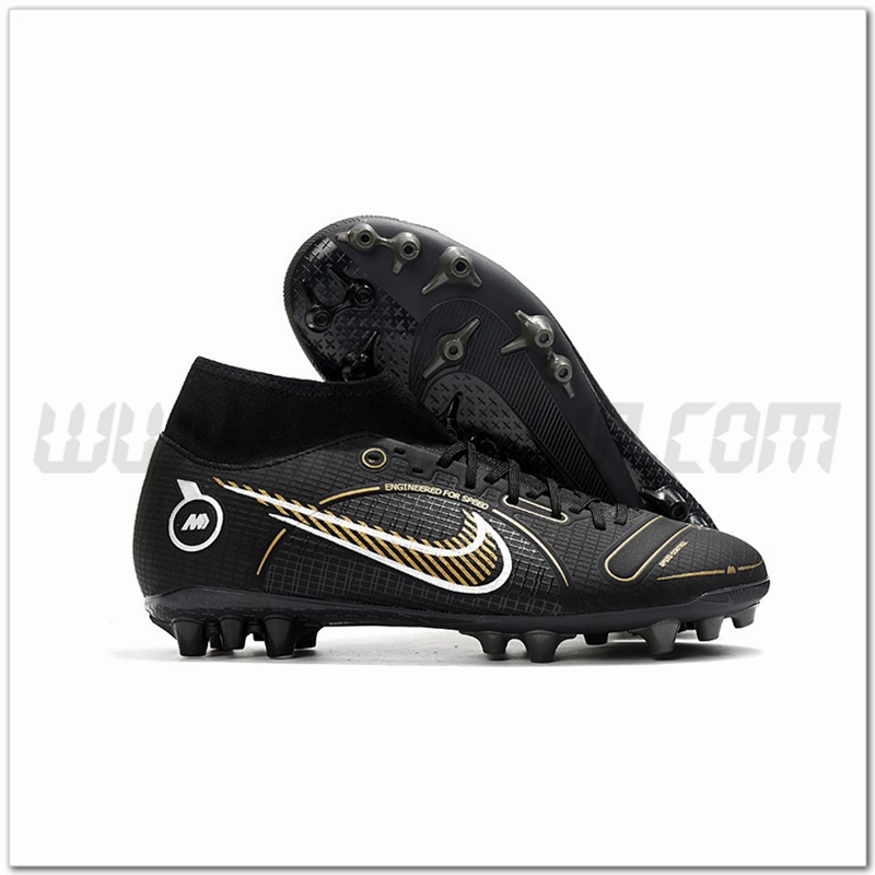Nike Scarpe da Calcio Superfly 8 Academy AG Nero