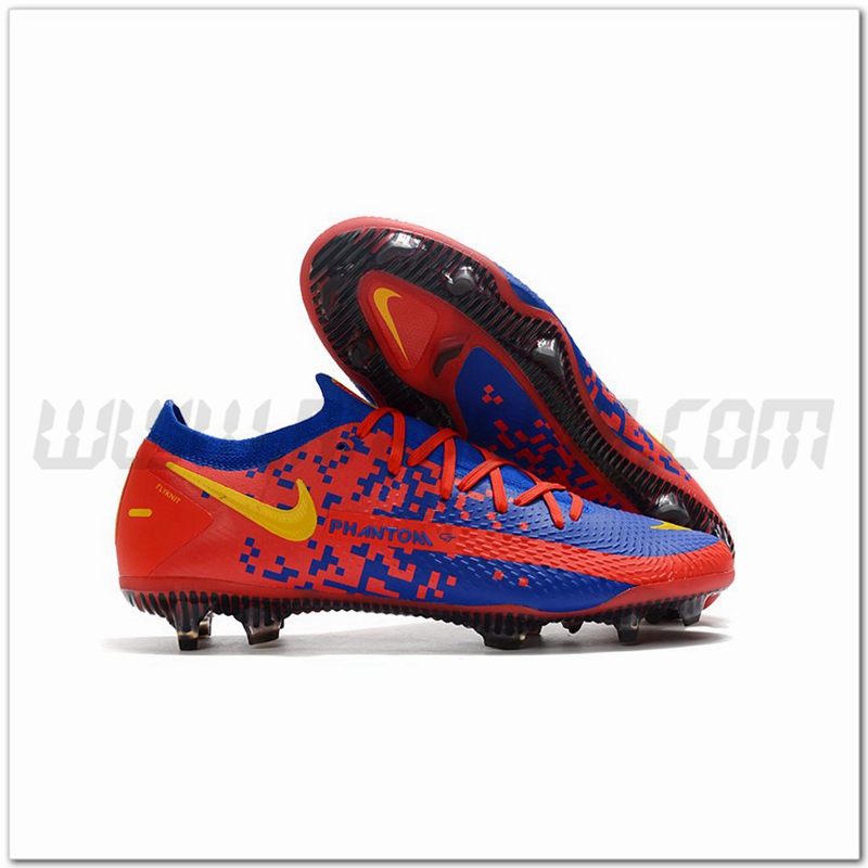 Nike Scarpe da Calcio Phantom GT Elite FG Blu/Rosso