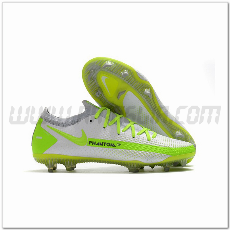 Nike Scarpe da Calcio Phantom GT Elite FG Bianco/Verde