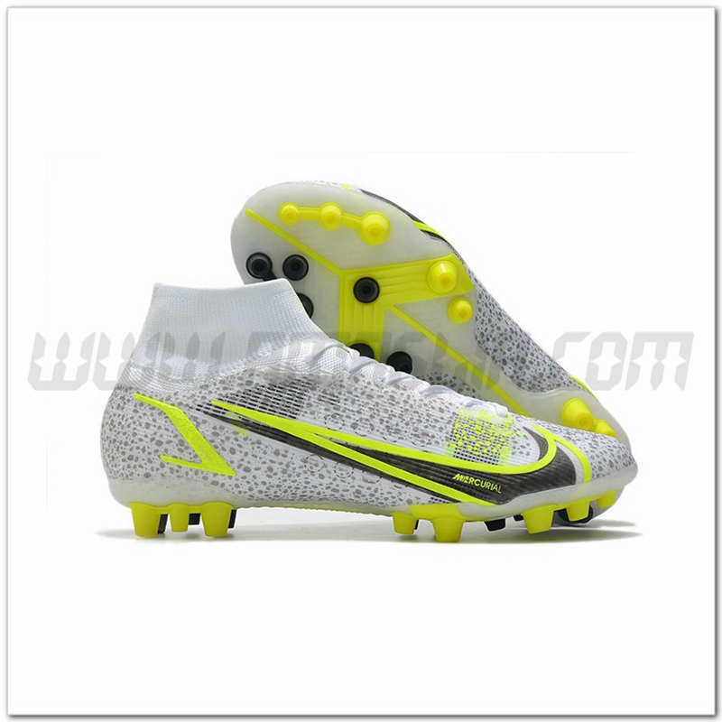 Nike Scarpe da Calcio Superfly 8 Pro AG D'argento