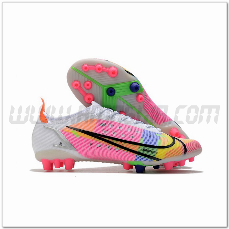 Nike Scarpe da Calcio Vapor 14 Elite PRO AG Bianco/Rosa