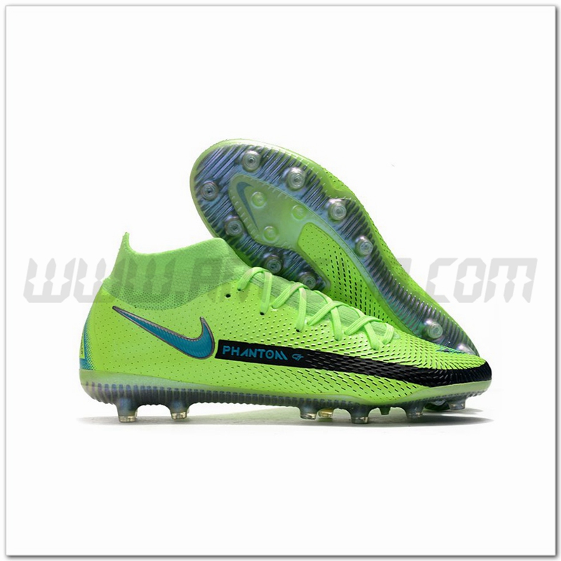 Nike Scarpe da Calcio Phantom GT Elite Dynamic Fit AG-PRO Verde