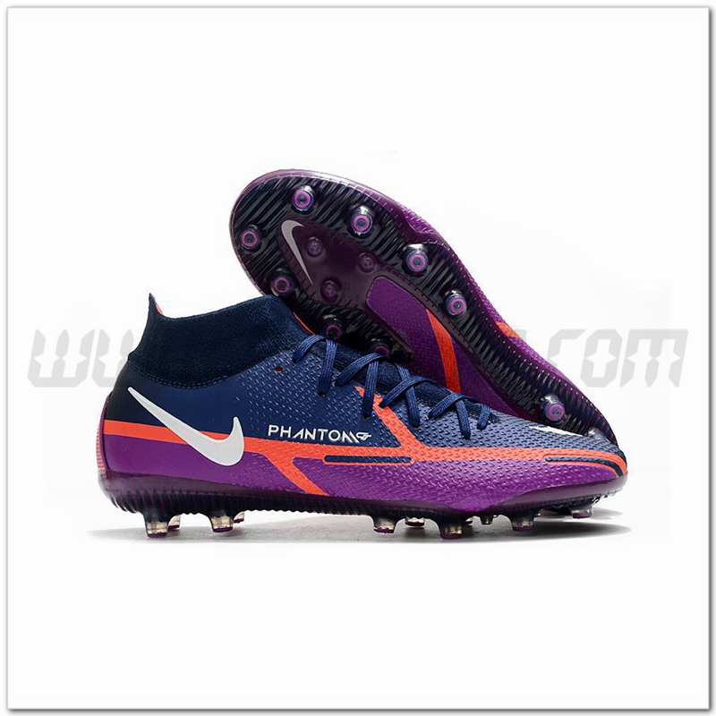 Nike Scarpe da Calcio Phantom GT Elite Dynamic Fit AG-PRO Viola/Blu