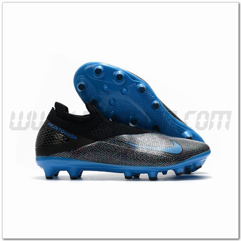 Nike Scarpe da Calcio Phantom VSN 2 Elite DF AG-PRO Nero/Blu