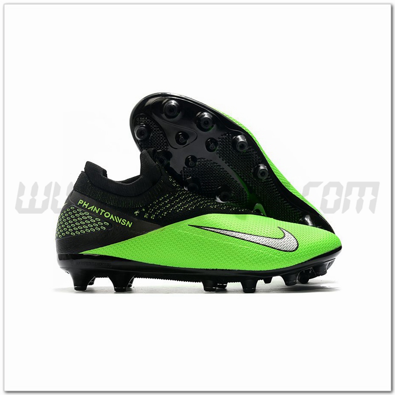 Nike Scarpe da Calcio Phantom VSN 2 Elite DF AG-PRO Nero/Verde