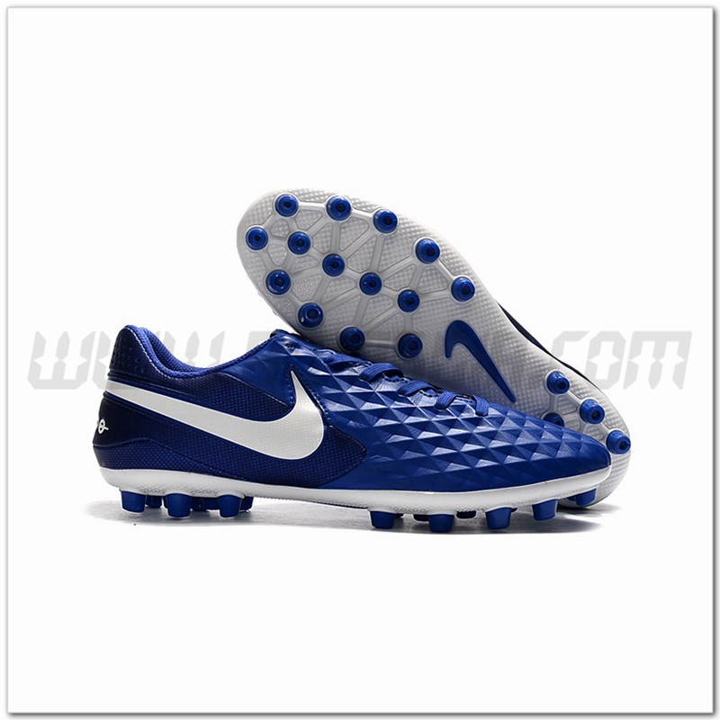 Nike Scarpe da Calcio Tiempo Legend VIII Acadermy AG Blu