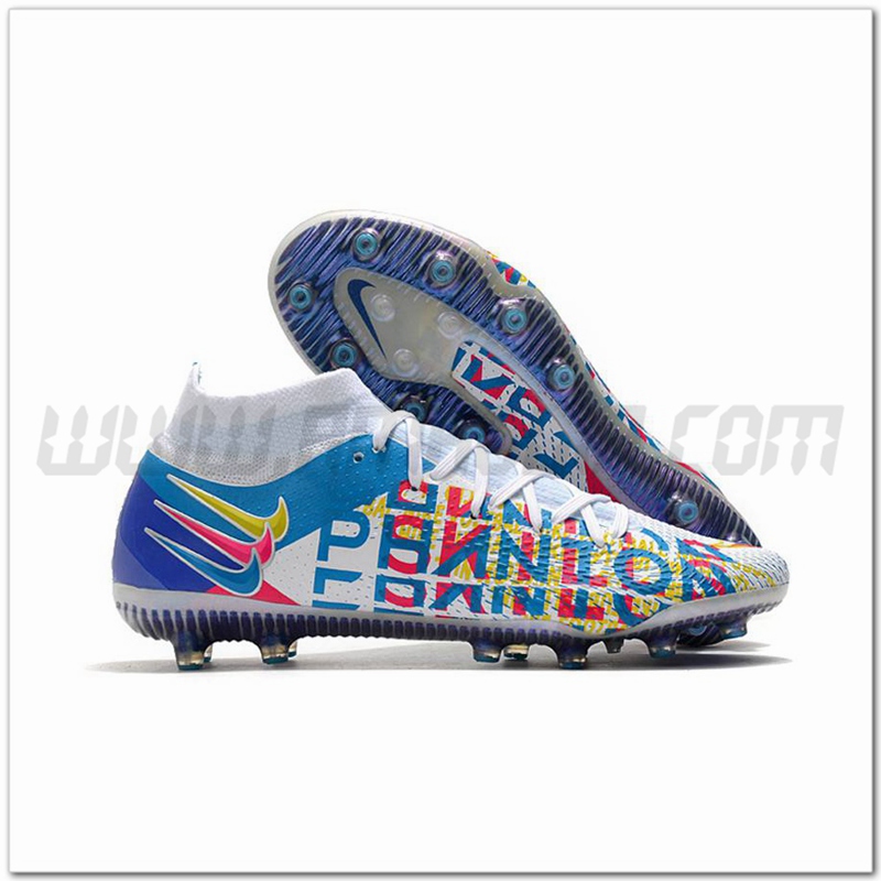 Nike Scarpe da Calcio Phantom GT Elite Dynamic Fit AG-PRO Giallo/Rosa/Blu