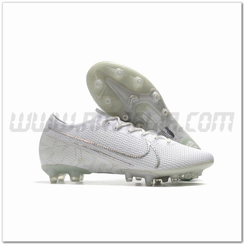 Nike Scarpe da Calcio Mercurial Vapor 13 Elite AG Bianco
