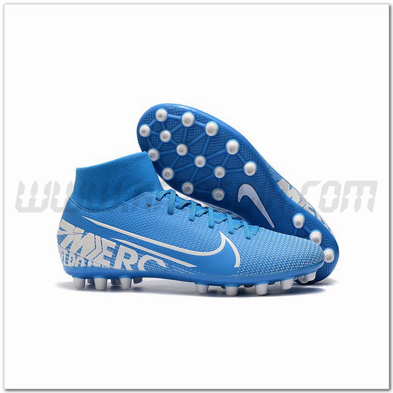 Nike Scarpe da Calcio Superfly 7 Academy CR7 AG Blu