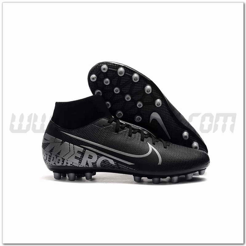 Nike Scarpe da Calcio Superfly 7 Academy CR7 AG Nero