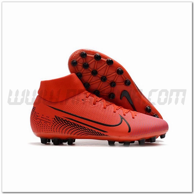 Nike Scarpe da Calcio Superfly 7 Academy CR7 AG Rosso