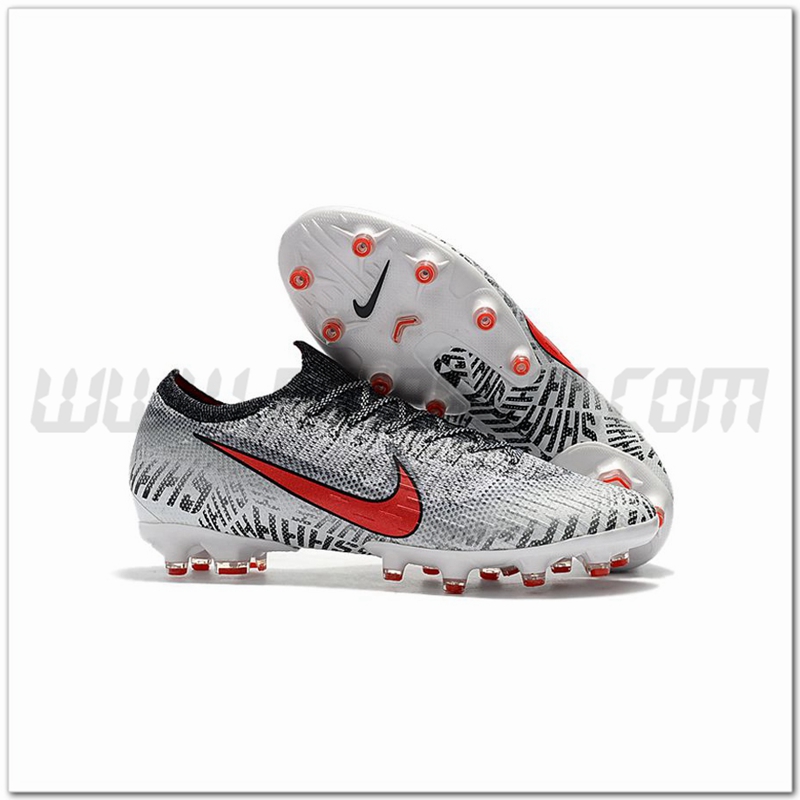 Nike Scarpe da Calcio Mercurial Vapor XII Elite AG Nero/Bianco