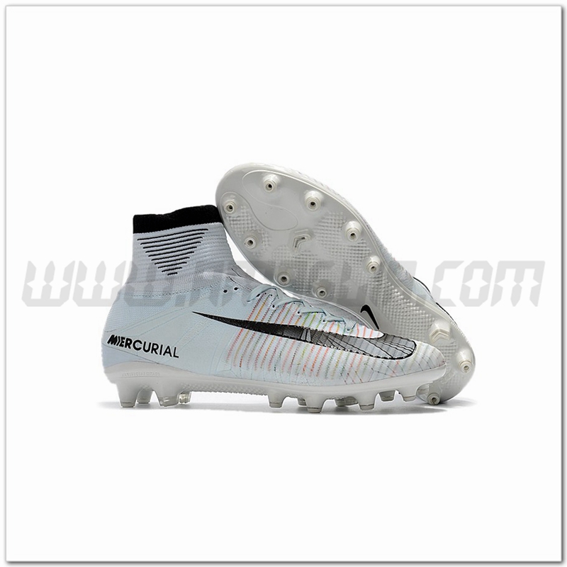 Nike Scarpe da Calcio Mercurial Superfly V Ronalro AG Azzurro